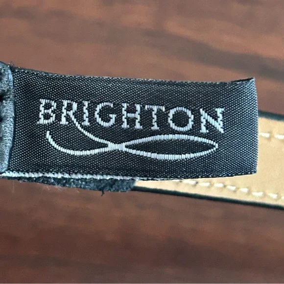 🌷 Brighton Leopard Print Calf Hair Leather Belt Size Small/ 28 - Picture 8 of 9